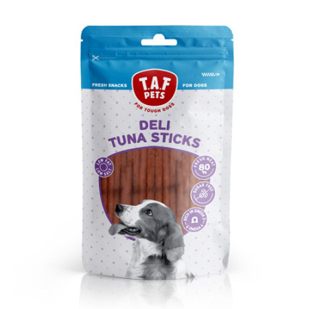 Λιχουδιά σκύλου με μαλακά μπαστούνια τόνου - TAF Pets Deli Tuna Sticks 75g