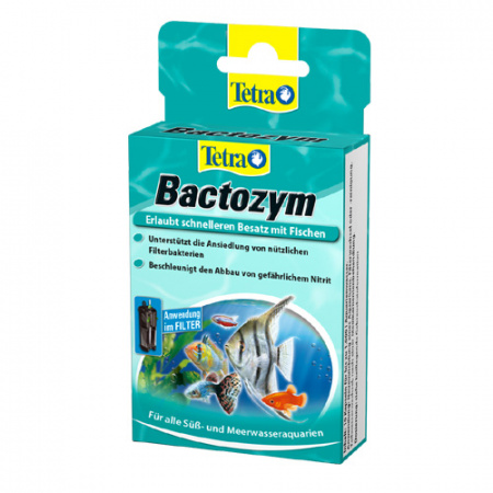 Βελτιωτικά ενυδρείου σε κάψουλες για ιδανικό βιολογικό περιβάλλον του νερού - Tetra Bactozym (10 κάψουλες)