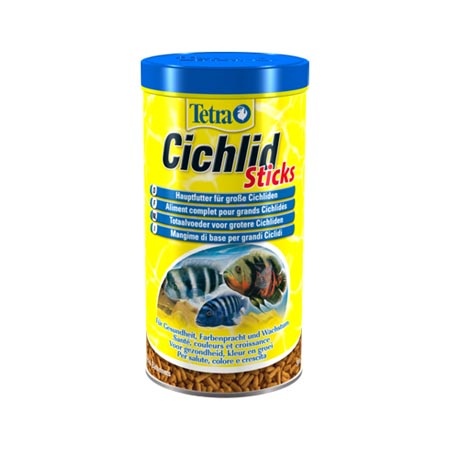 Τροφή σε στικς για κιχλίδες και άλλα μεγάλα διακοσμητικά ψάρια - Tetra Cichlid Sticks 75g/250ml