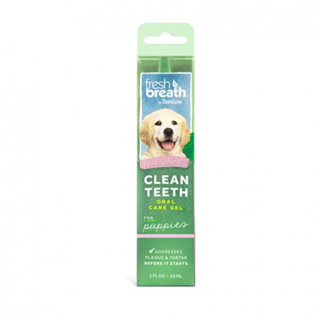 Ζελέ για αποτελεσματικό καθαρισμό των δοντιών σε κουτάβια χωρίς βούρτσισμα - Tropiclean Clean Teeth Gel Puppy 59ml