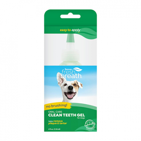 Ζελέ για αποτελεσματικό καθαρισμό των δοντιών χωρίς βούρτσισμα σε σκύλους - Tropiclean Clean Teeth Gel 118ml