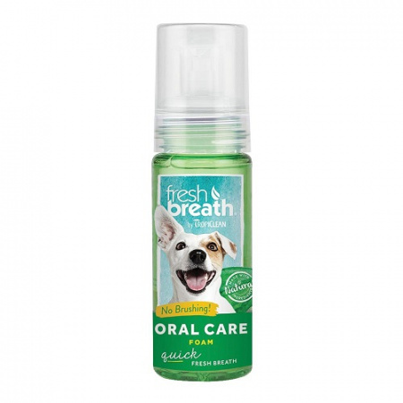 Αφρός για καθαρισμό του στόματος σε σκύλους και γάτες με μέντα - Tropiclean Instant Fresh Foam 133ml