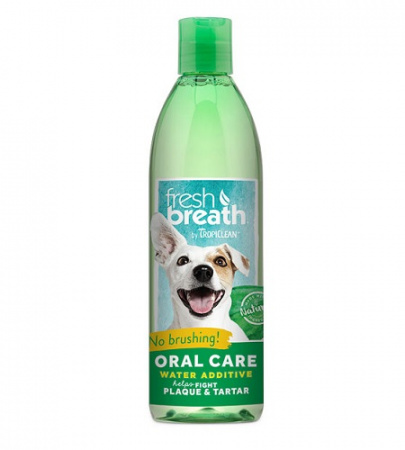 Στοματικό διάλυμα για καθαρή αναπνοή και φροντίδα του στόματος - Tropiclean Water Additive 473ml