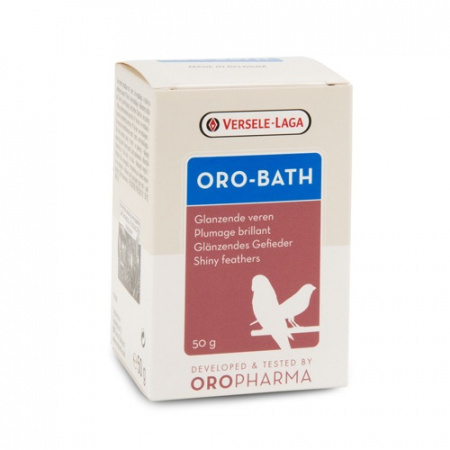 Άλατα μπάνιου για γυαλιστερό φτέρωμα σε καλλωπιστικά πτηνά - Versele-Laga Oro Bath 50g