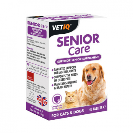 Συμπλήρωμα διατροφής για υποστήριξη του οργανισμού σε σκύλους και γάτες άνω των 6 ετών - Senior Care 45tabs