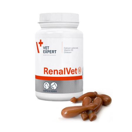 Συμπλήρωμα διατροφής για συμπτώματα χρόνιας νεφρικής ανεπάρκειας - RenalVet (60 κάψουλες twist off)