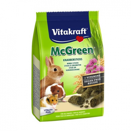 Τραγανές μπάρες με λαχανικά και δημητριακά για κουνέλια - Vitakraft Mc Green
