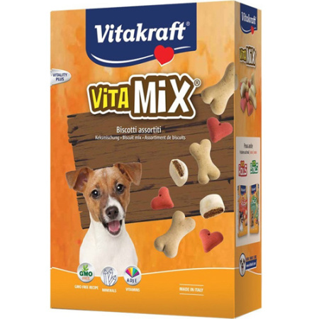 Τραγανά μπισκότα σκύλου με ποικιλία γεύσεων - Vitakraft Vita Mix 300g