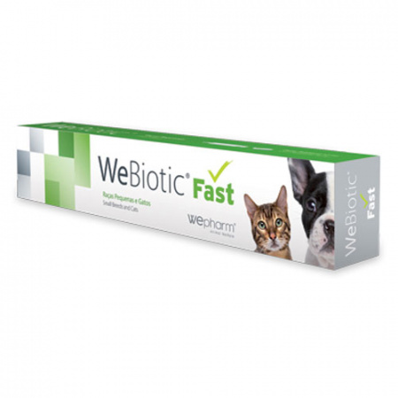 Συμπλήρωμα διατροφής σε μορφή πάστας για σωστή εντερική λειτουργία σε περιπτώσεις διαταραχών σε σκύλους & γάτες - We Biotic Fast 15ml