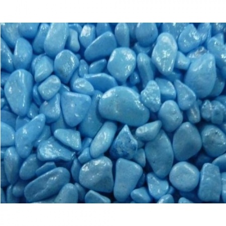 Διακοσμητικό γαλάζιο βότσαλο για ενυδρείο 5mm - Pet Camelot 1kg