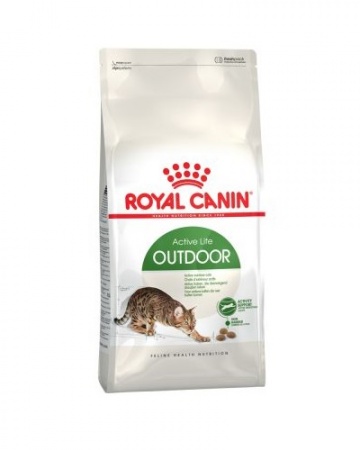 Ξηρά τροφή για ώριμες ενήλικες γάτες άνω των 7 ετών που ζουν και εκτός σπιτιού - Royal Canin Outdoor 7+ 2kg
